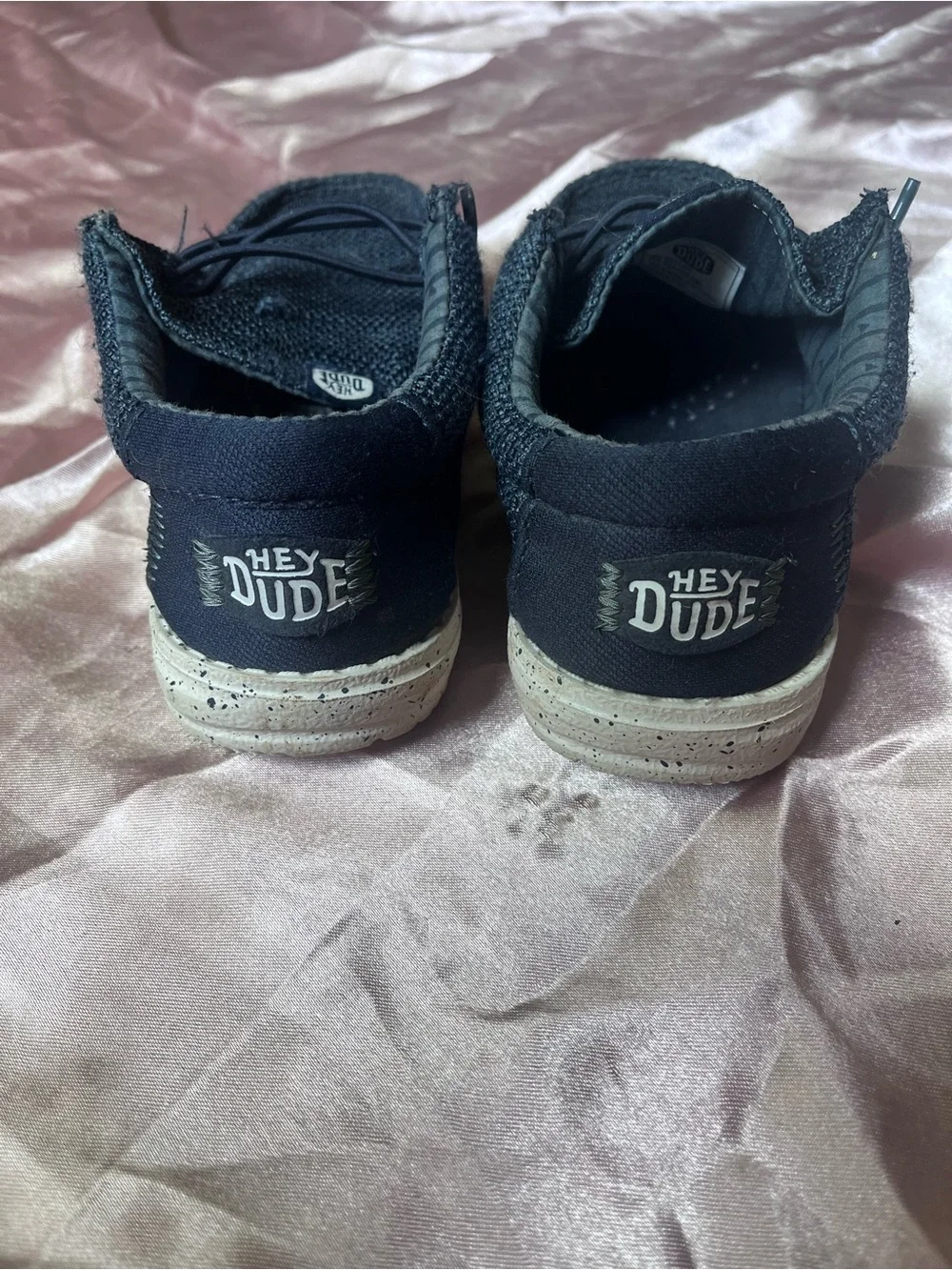 Hey Dude Kids Navy Slip-On Knit Sneakers